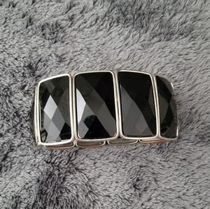 Black and Silver Bracelet